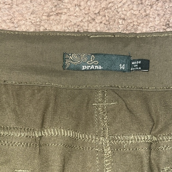 Prana Monarch Convertible Zip Pants Hiking Outdoor Olive Green 14 - Picture 8 of 9